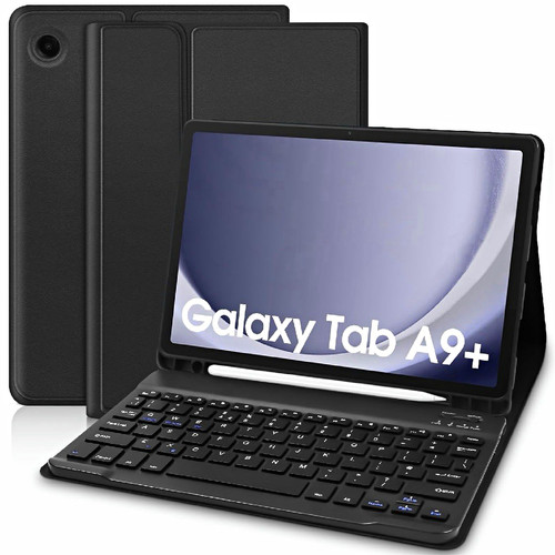 Black keyboard folio case - black,